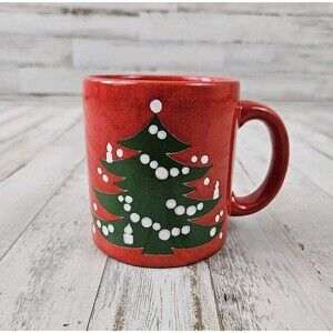 Waechtersbach W Germany Christmas Tree Coffee Holiday Vintage Mug Cup 12 oz